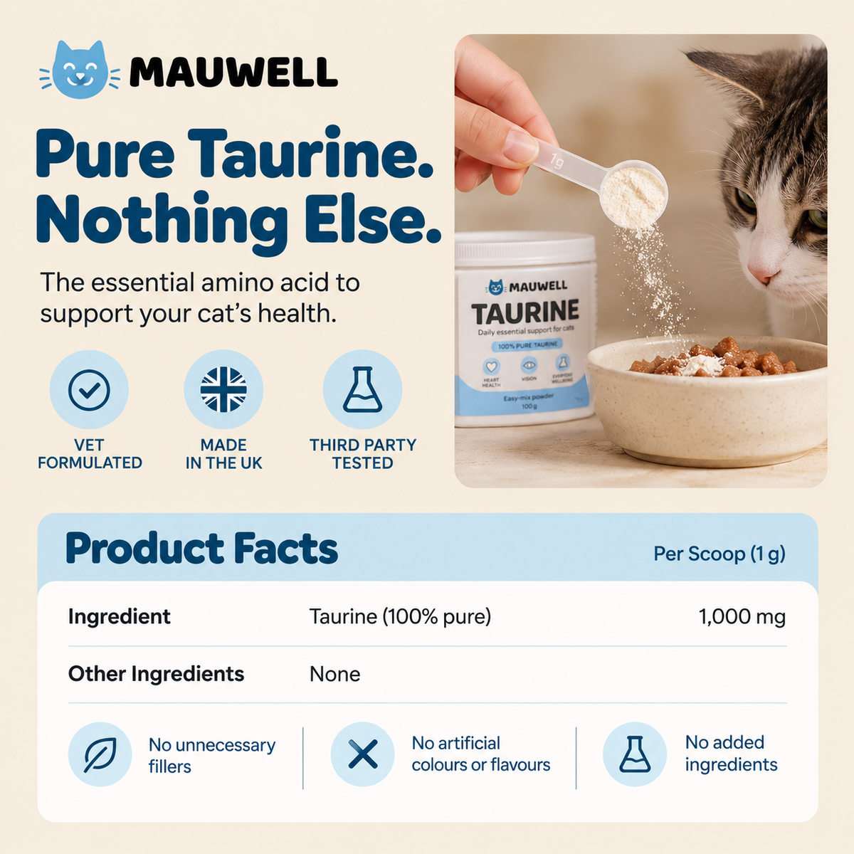 Mauwell™ Taurine Supplement
